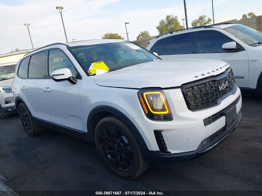 2022 Kia Telluride Sx VIN: 5XYP5DHC6NG209136 Lot: 39871667