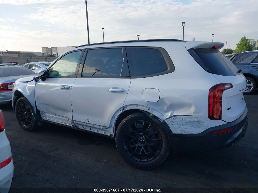 2022 Kia Telluride Sx VIN: 5XYP5DHC6NG209136 Lot: 39871667