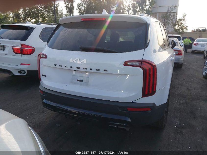 2022 Kia Telluride Sx VIN: 5XYP5DHC6NG209136 Lot: 39871667