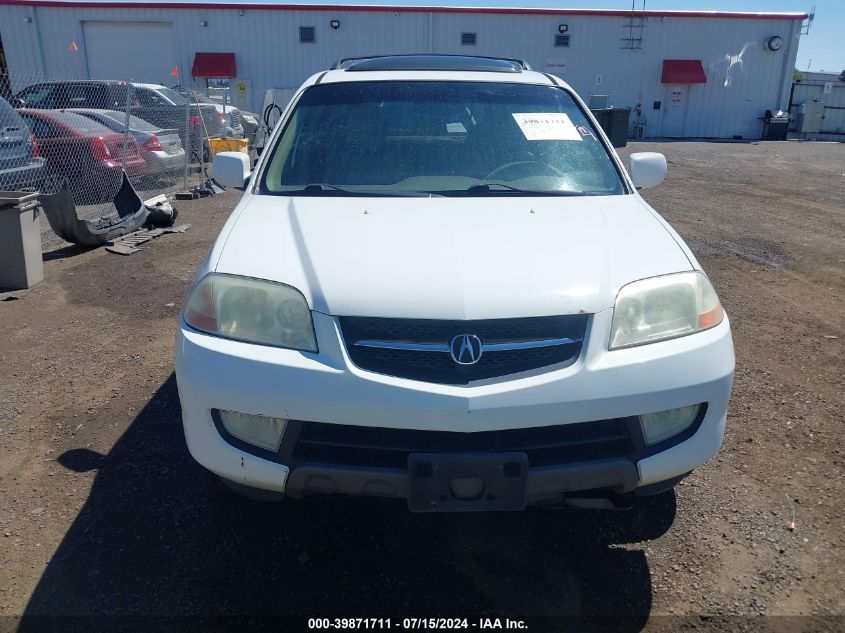 2003 Acura Mdx VIN: 2HNYD18893H505469 Lot: 39871711