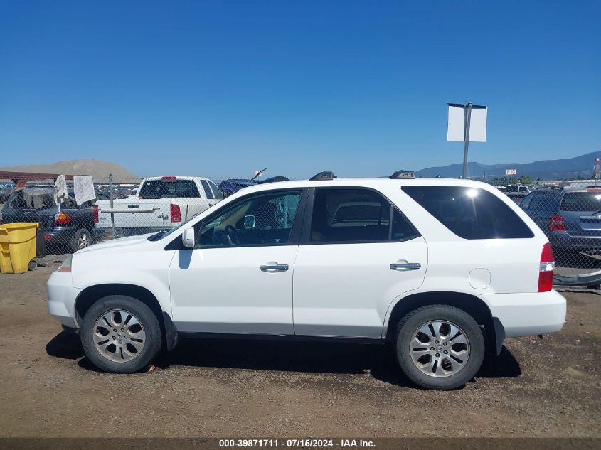 2003 Acura Mdx VIN: 2HNYD18893H505469 Lot: 39871711