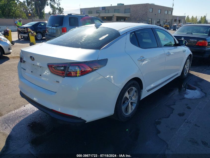 2015 Kia Optima Hybrid VIN: KNAGM4AD1F5080297 Lot: 39871723