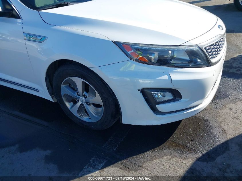 2015 Kia Optima Hybrid VIN: KNAGM4AD1F5080297 Lot: 39871723