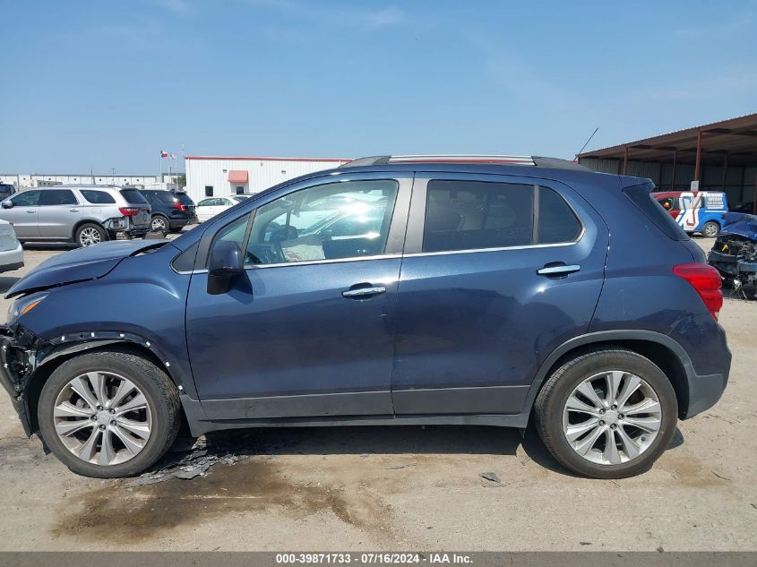 2018 Chevrolet Trax Premier VIN: 3GNCJMSB9JL150314 Lot: 39871733