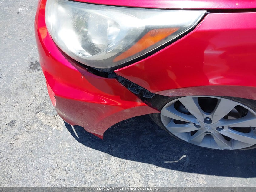 2012 Hyundai Accent Se VIN: KMHCU5AE0CU030164 Lot: 39871753