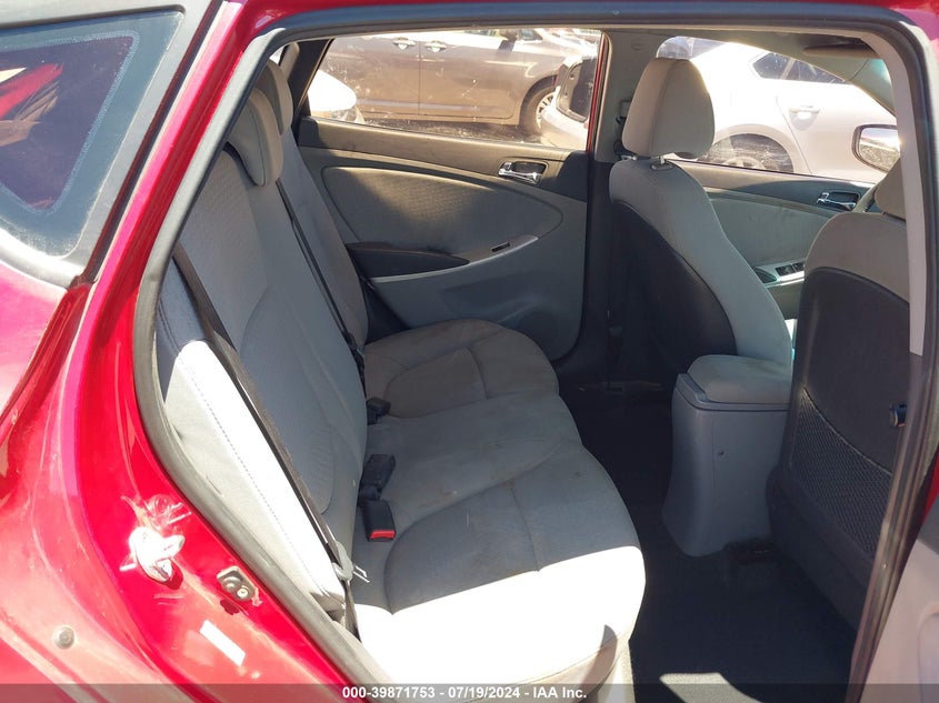 2012 Hyundai Accent Se VIN: KMHCU5AE0CU030164 Lot: 39871753