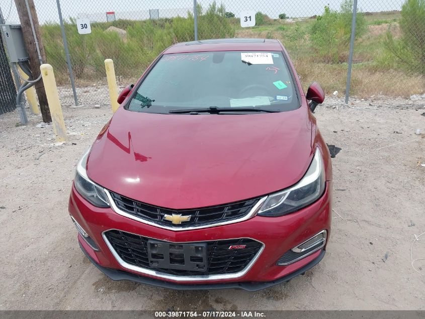 2018 Chevrolet Cruze Lt Auto VIN: 1G1BE5SM5J7157340 Lot: 39871754