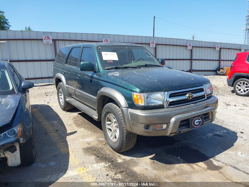 2000 Toyota 4Runner Limited V6 VIN: JT3GN87R3Y0140367 Lot: 39871791