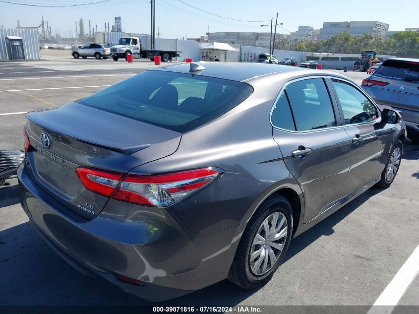 2019 Toyota Camry Hybrid Le VIN: 4T1B31HK5KU006962 Lot: 39871816