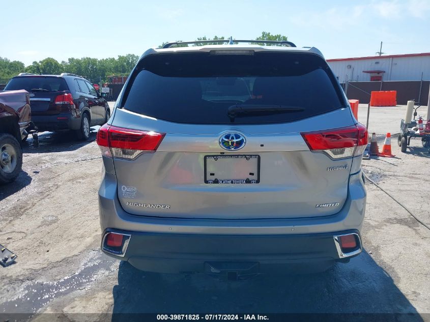 2019 Toyota Highlander Hybrid Limited Platinum VIN: 5TDDGRFH1KS063770 Lot: 39871825