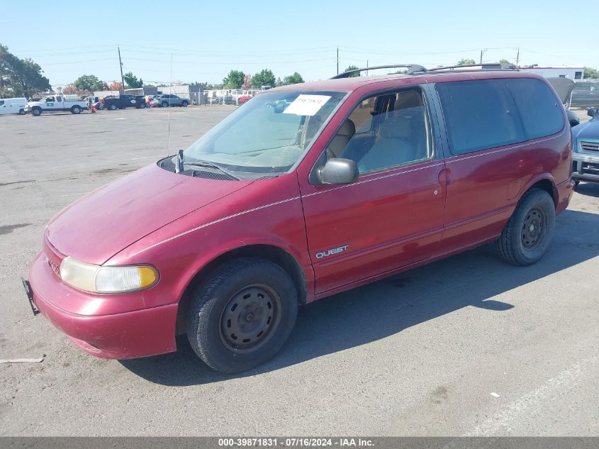 1996 Nissan Quest Xe/Gxe VIN: 4N2DN11W2TD848080 Lot: 39871831