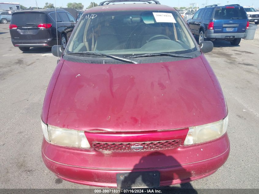 1996 Nissan Quest Xe/Gxe VIN: 4N2DN11W2TD848080 Lot: 39871831