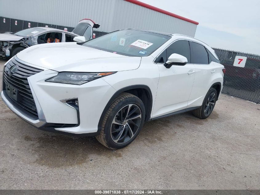 2T2ZZMCA8HC035438 2017 LEXUS RX - Image 2