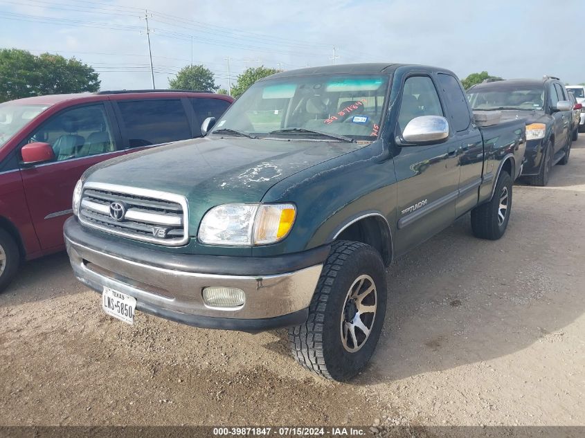 2001 Toyota Tundra Sr5 V8 VIN: 5TBRT341X1S132192 Lot: 39871847