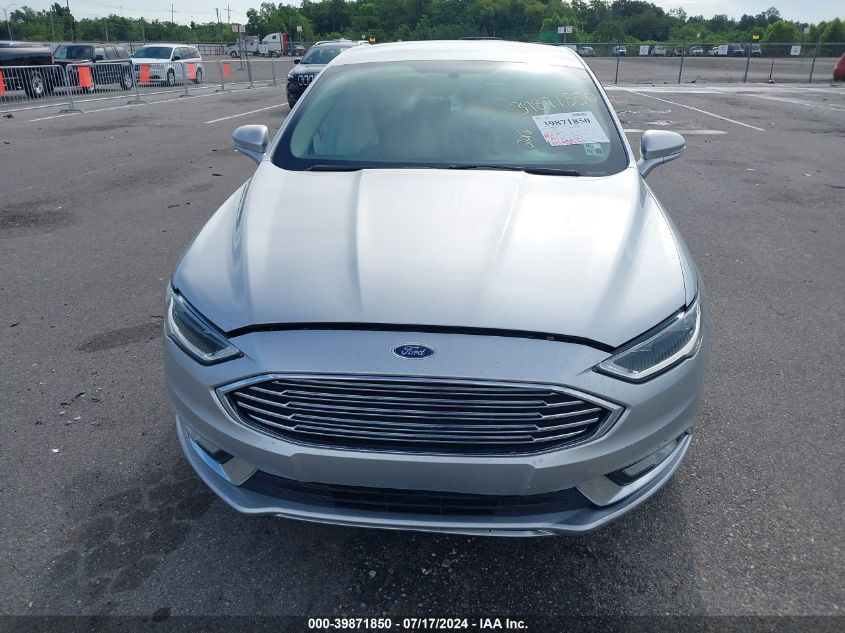 2018 Ford Fusion Hybrid Titanium VIN: 3FA6P0RU4JR219045 Lot: 39871850