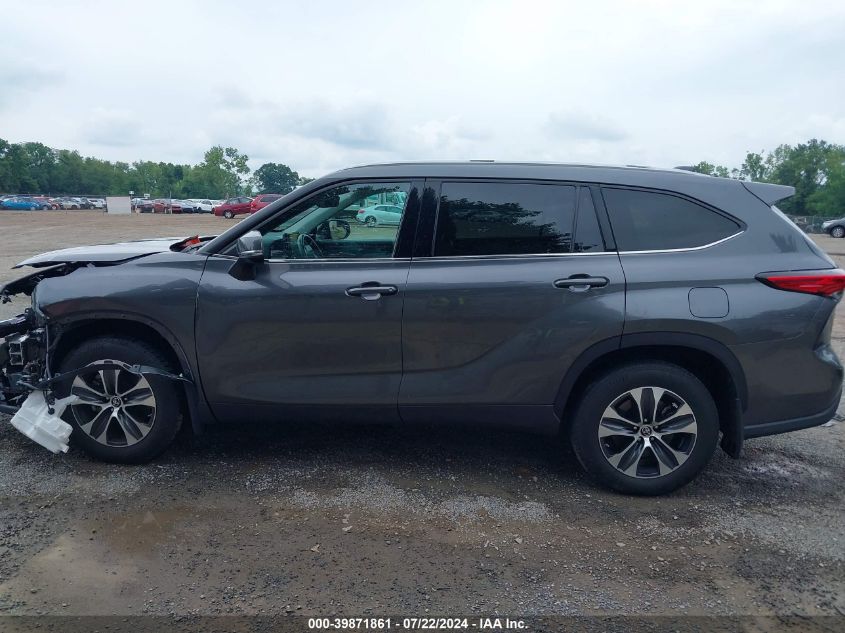 2022 Toyota Highlander Xle VIN: 5TDHZRBH0NS168290 Lot: 39871861