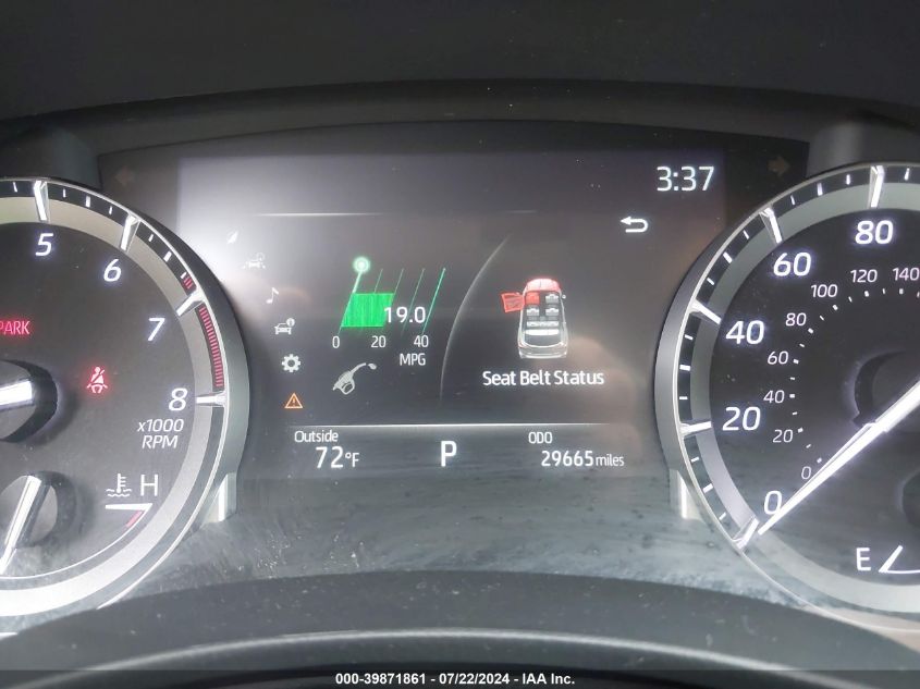 2022 Toyota Highlander Xle VIN: 5TDHZRBH0NS168290 Lot: 39871861