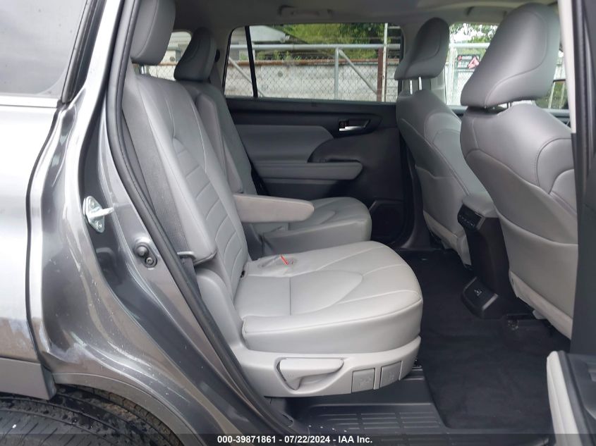 2022 Toyota Highlander Xle VIN: 5TDHZRBH0NS168290 Lot: 39871861