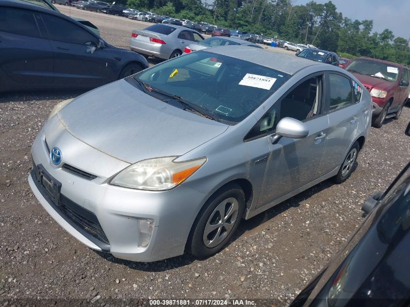 2013 Toyota Prius Two VIN: JTDKN3DUXD5631324 Lot: 39871881