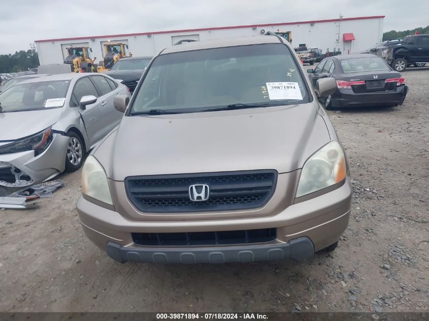 2004 Honda Pilot Exl VIN: 2HKYF18514H569620 Lot: 39871894