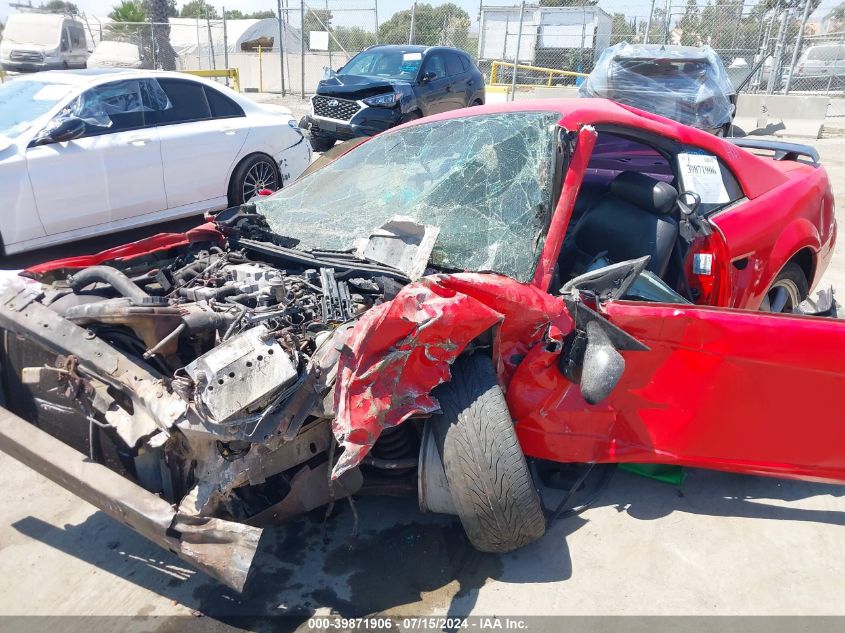 2002 Ford Mustang Gt VIN: 1FAFP42X12F190887 Lot: 39871906