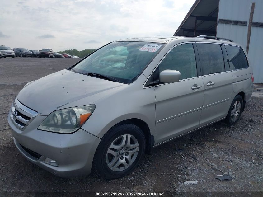 2006 Honda Odyssey Touring VIN: 5FNRL38896B044311 Lot: 39871924