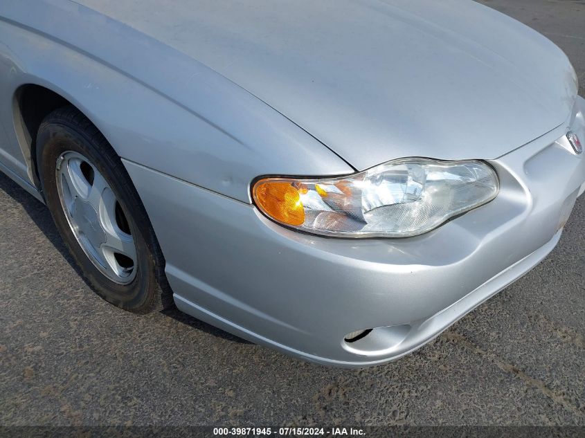 2003 Chevrolet Monte Carlo Ss VIN: 2G1WX12K839427911 Lot: 39871945