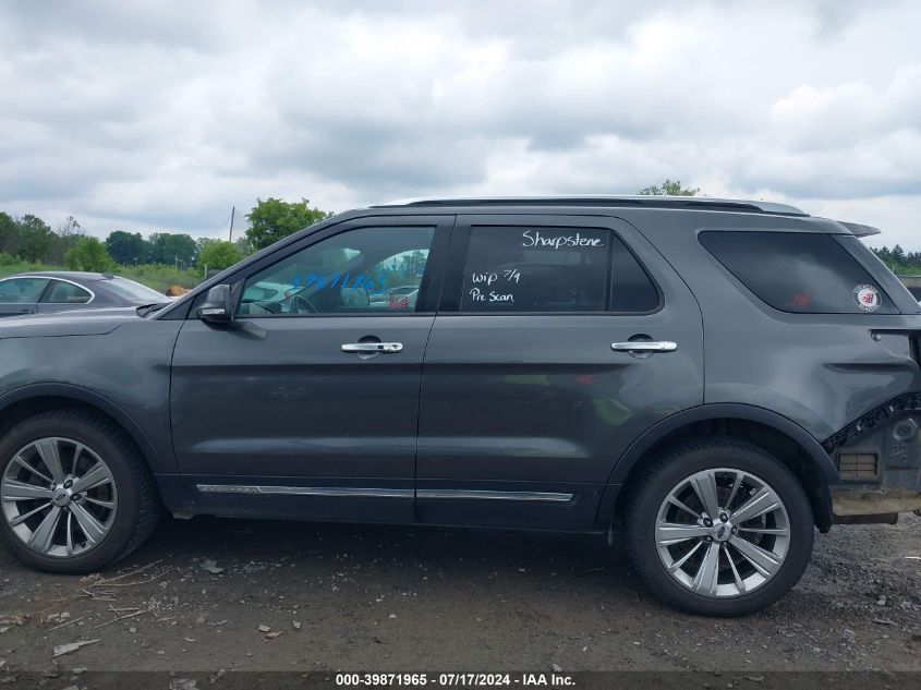 2018 Ford Explorer Limited VIN: 1FM5K8F8XJGA43650 Lot: 39871965