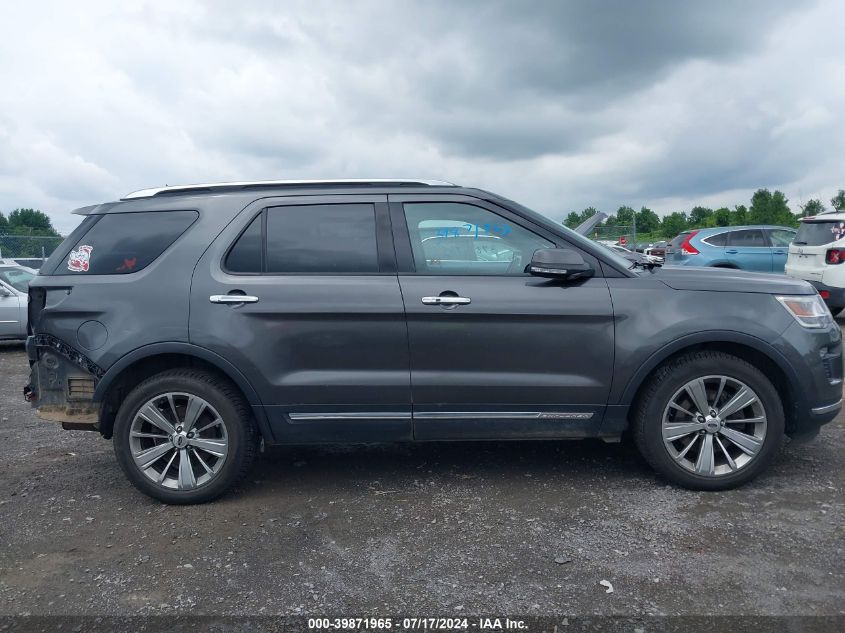 2018 Ford Explorer Limited VIN: 1FM5K8F8XJGA43650 Lot: 39871965