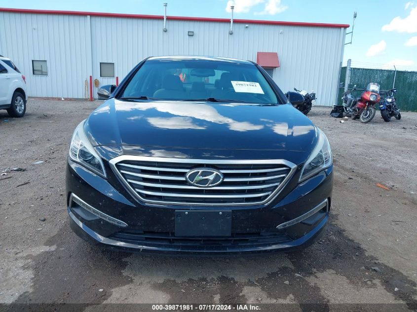2015 Hyundai Sonata Se VIN: 5NPE24AF1FH254872 Lot: 39871981