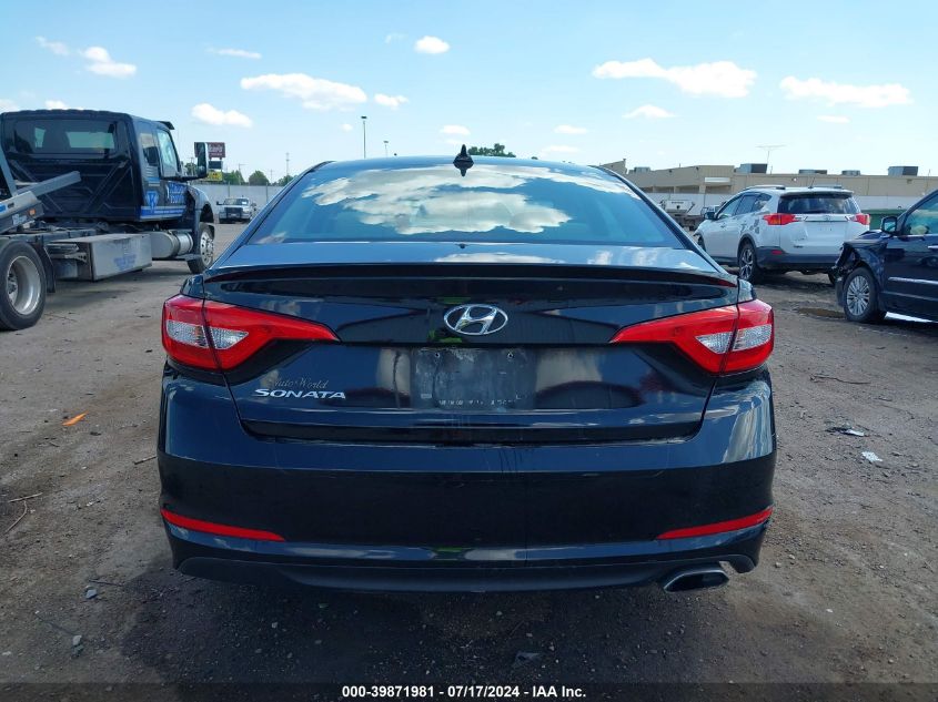 2015 Hyundai Sonata Se VIN: 5NPE24AF1FH254872 Lot: 39871981