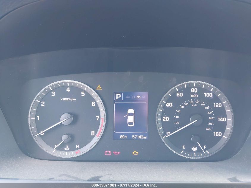 2015 Hyundai Sonata Se VIN: 5NPE24AF1FH254872 Lot: 39871981