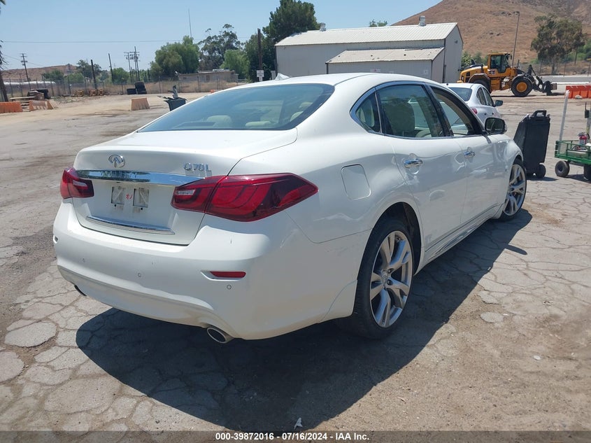 2018 Infiniti Q70L 3.7 Luxe VIN: JN1BY1PP9JM330226 Lot: 39872016