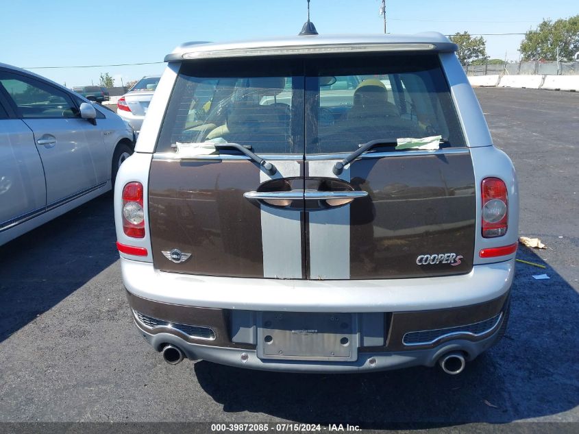 2009 Mini Cooper S Clubman VIN: WMWMM33519TP91341 Lot: 39872085