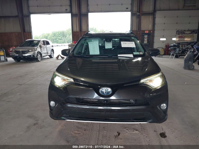 2016 Toyota Rav4 Hybrid Limited VIN: JTMDJREV1GD056894 Lot: 39872110