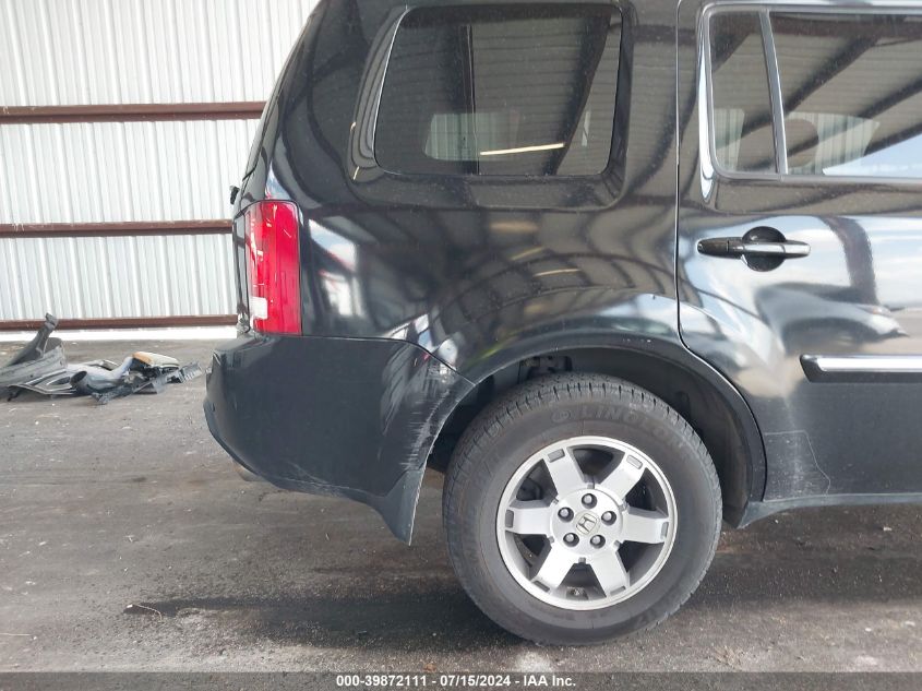 2010 Honda Pilot Touring VIN: 5FNYF3H90AB003280 Lot: 39872111