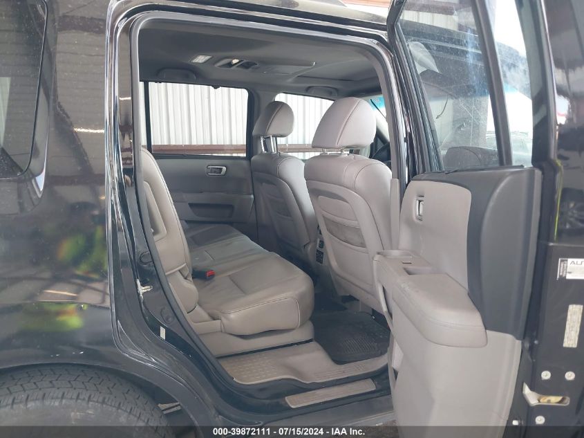 2010 Honda Pilot Touring VIN: 5FNYF3H90AB003280 Lot: 39872111