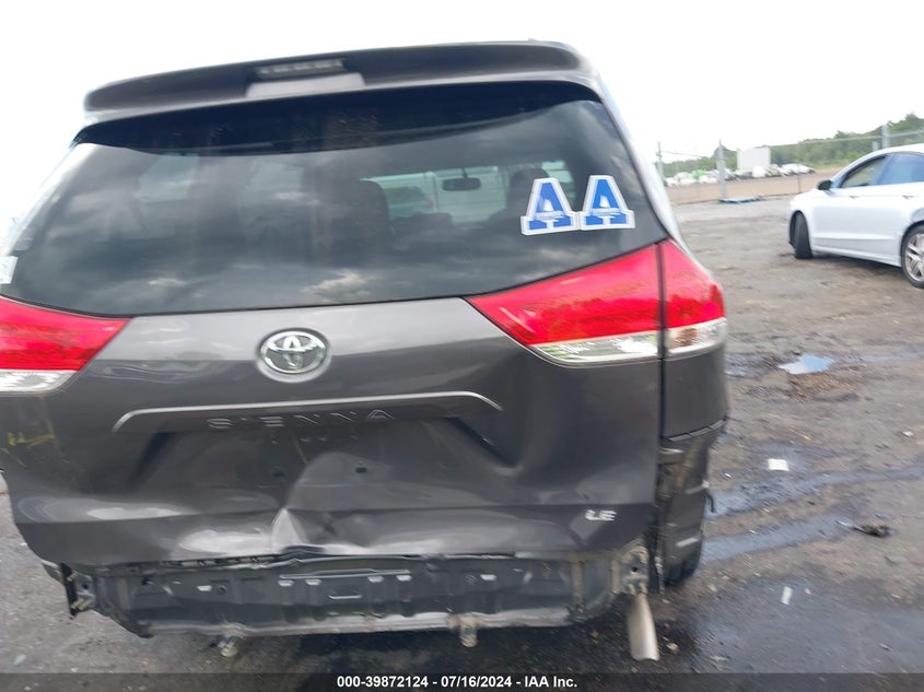 2013 Toyota Sienna Le V6 8 Passenger VIN: 5TDKK3DC3DS284011 Lot: 39872124