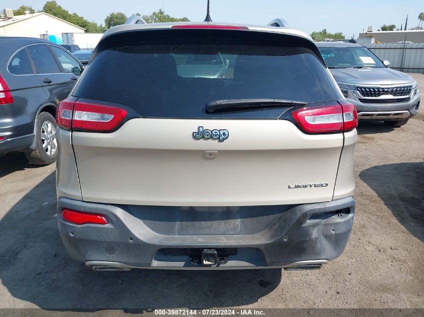 2015 Jeep Cherokee Limited VIN: 1C4PJLDS1FW548443 Lot: 39872144