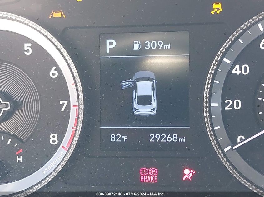 2022 Hyundai Sonata Se VIN: KMHL24JA7NA245848 Lot: 39872148