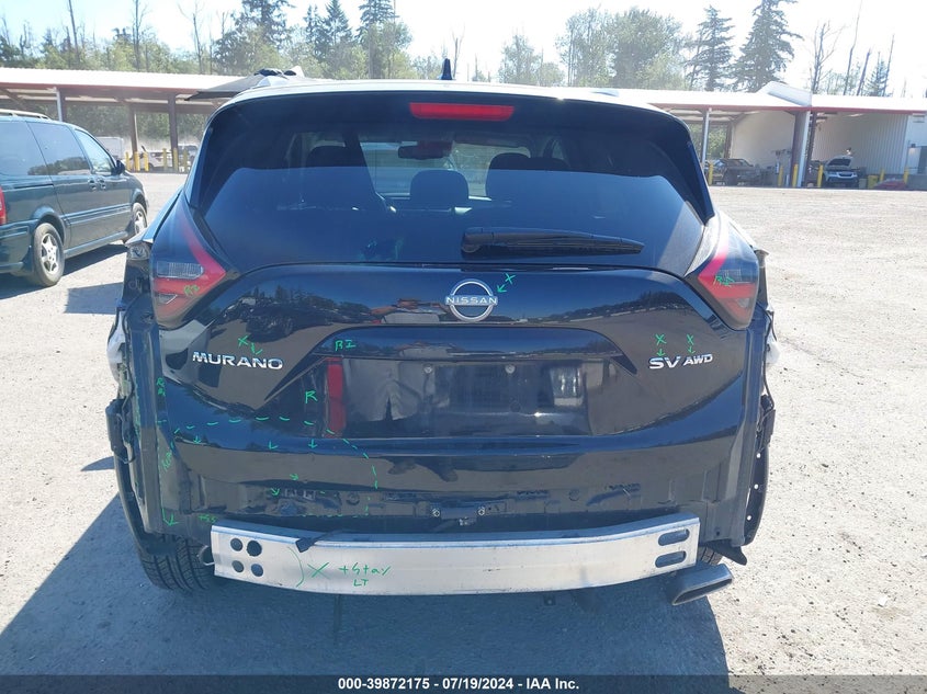 2023 Nissan Murano Sv VIN: 5N1AZ2BSXPC100714 Lot: 39872175