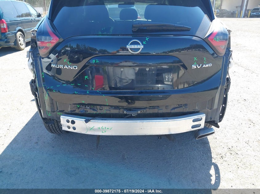 2023 Nissan Murano Sv VIN: 5N1AZ2BSXPC100714 Lot: 39872175