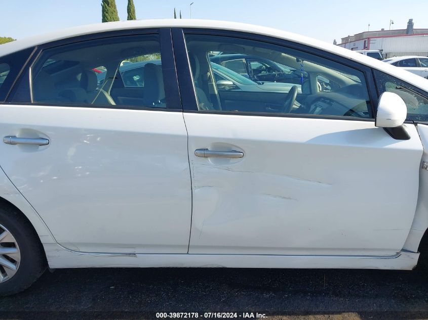 2013 Toyota Prius Plug-In VIN: JTDKN3DP6D3045340 Lot: 39872178