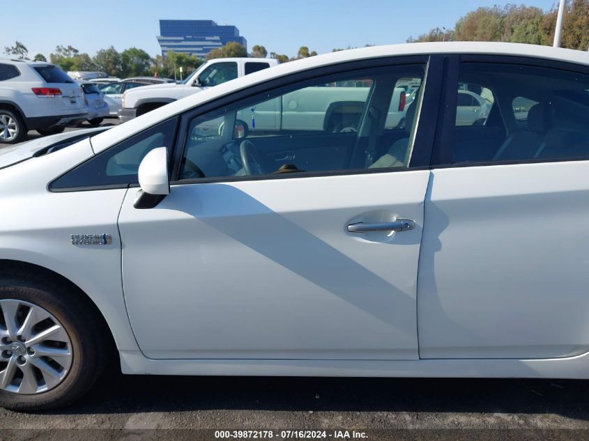 2013 Toyota Prius Plug-In VIN: JTDKN3DP6D3045340 Lot: 39872178