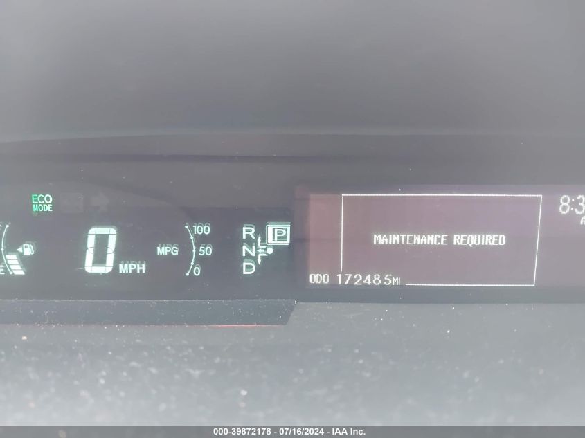 2013 Toyota Prius Plug-In VIN: JTDKN3DP6D3045340 Lot: 39872178