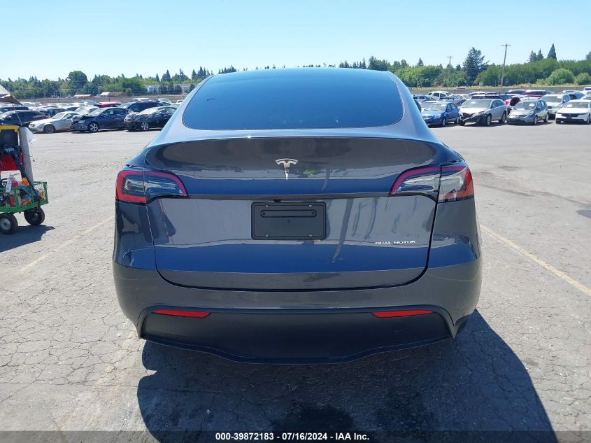 2023 Tesla Model Y Awd/Long Range Dual Motor All-Wheel Drive VIN: 7SAYGDEE9PF685365 Lot: 39872183