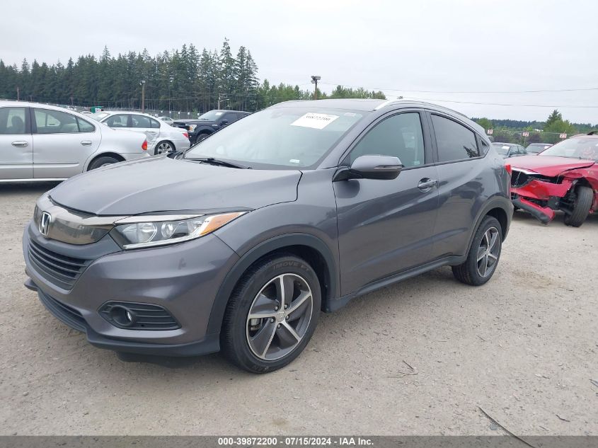 2022 Honda Hr-V Awd Ex VIN: 3CZRU6H5XNM752205 Lot: 39872200