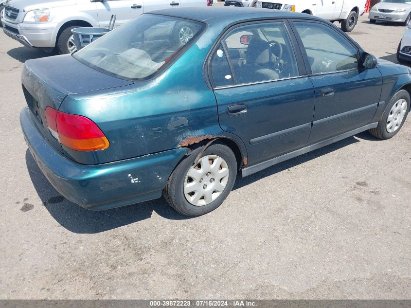 1998 Honda Civic Dx VIN: 2HGEJ6526WH576942 Lot: 39872228