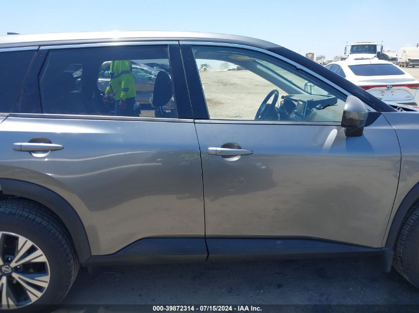 2021 Nissan Rogue Sv Fwd VIN: JN8AT3BA6MW001616 Lot: 39872314