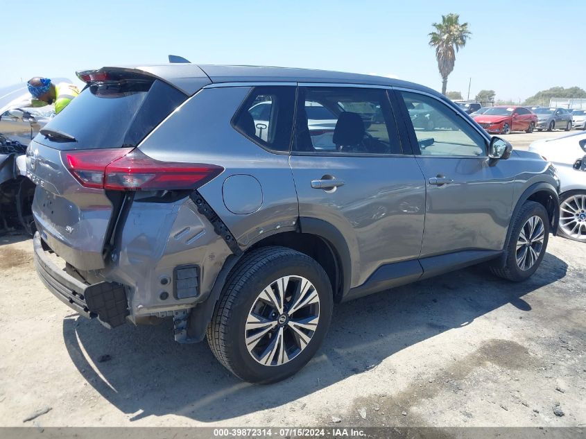 2021 Nissan Rogue Sv Fwd VIN: JN8AT3BA6MW001616 Lot: 39872314